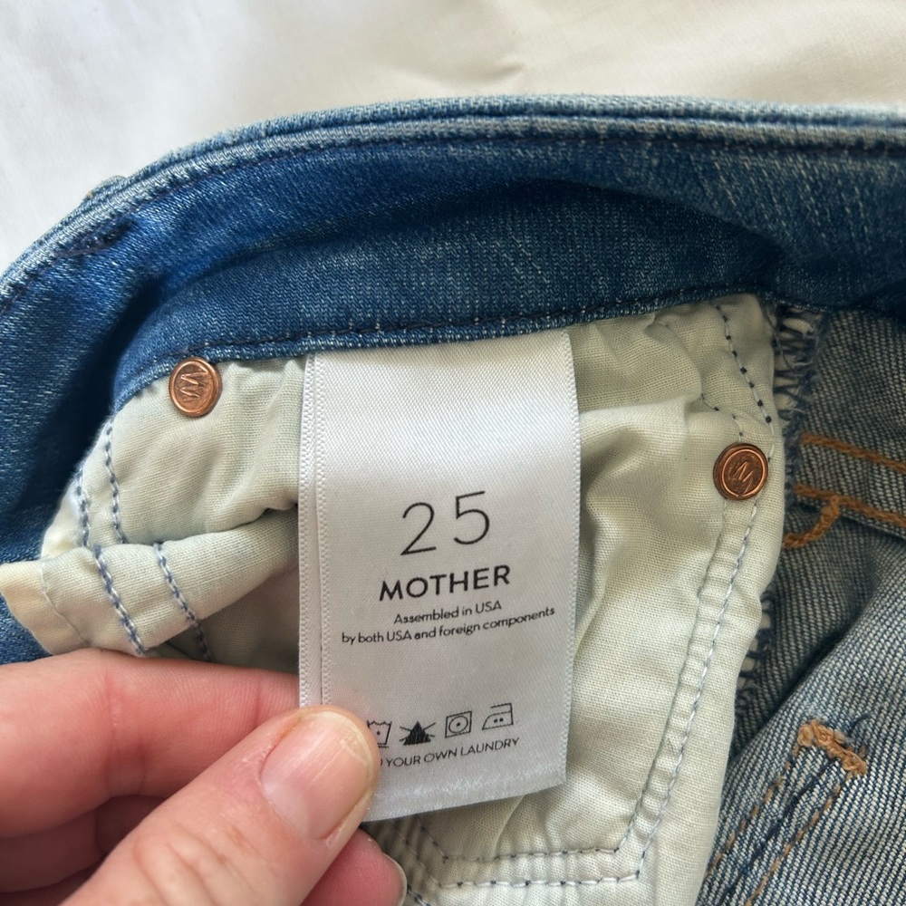 Mother looker ankle fray.  Birds of paradise.  Size 25